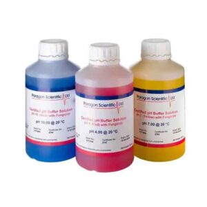 Certified pH Buffer Solution, pH 10 at 25°C, Coloured (Blue), with Fungicide